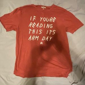 BM Fit “Arm Day” swoop tee